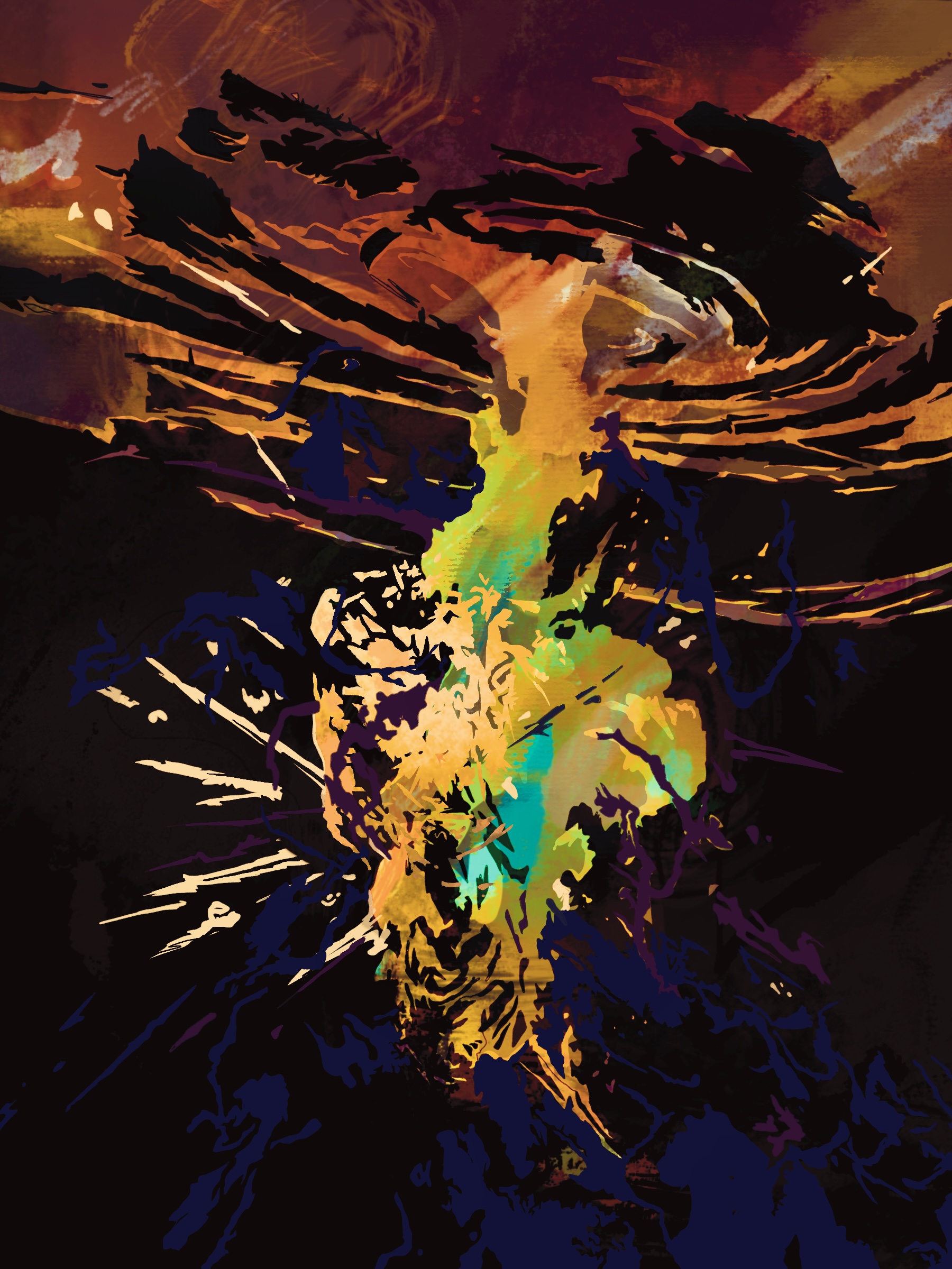 An attempt to draw the feeling of Secondhand by Don Toliver