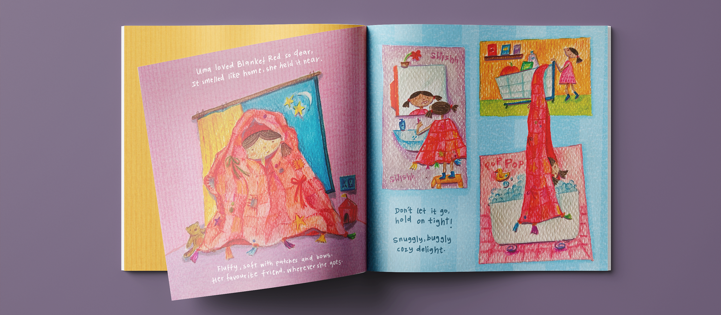 Holding On To Blanket Red — cover