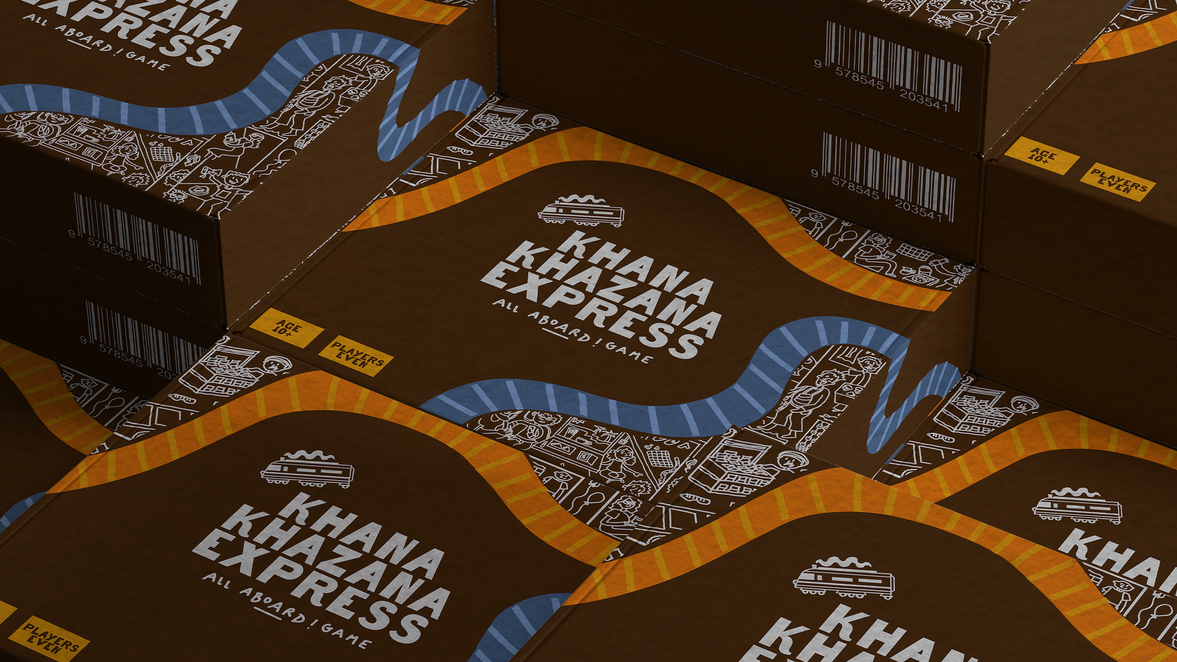 Khana Khazana Express — game box, packaging detail