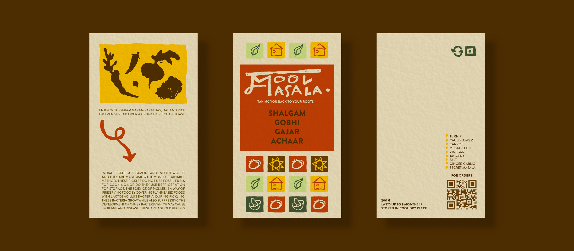 Mool Masala — branded tote bag with spice-icon print