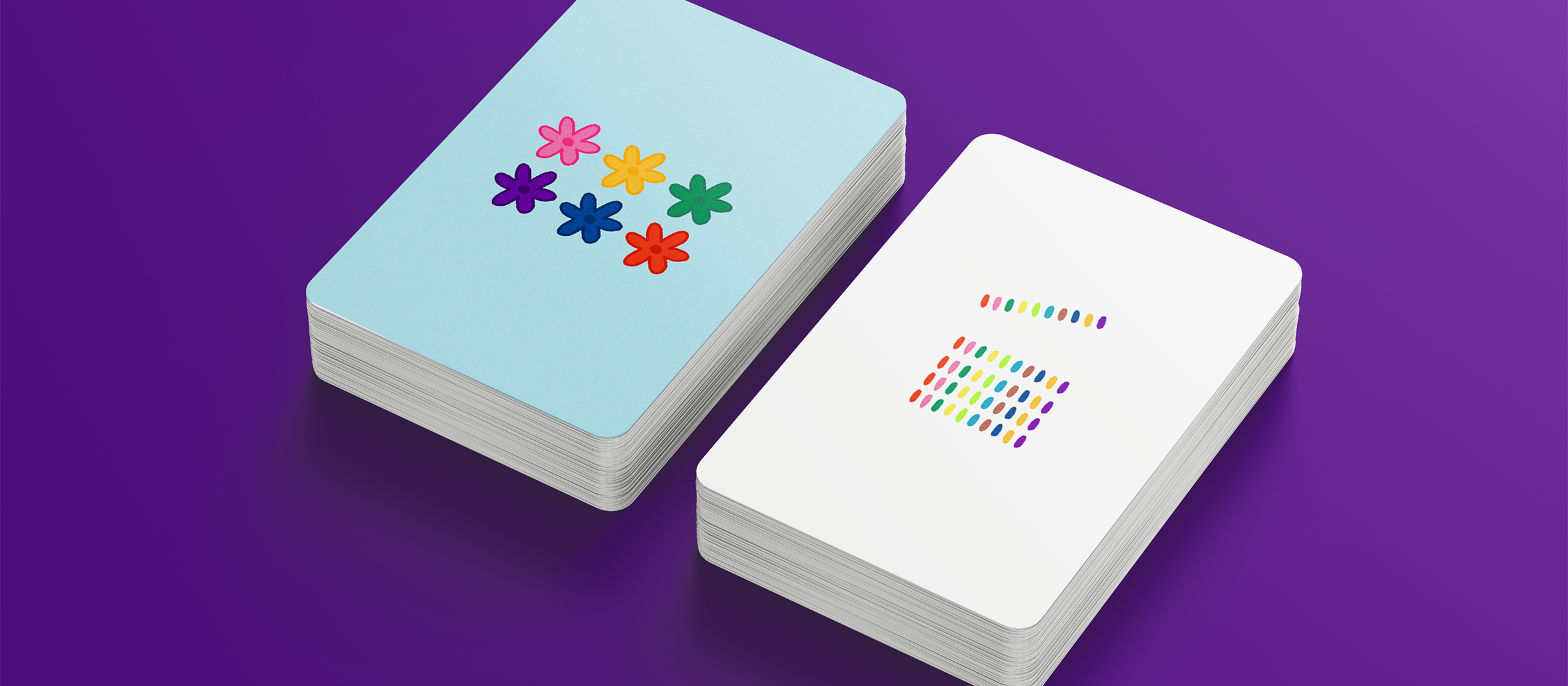 Out of the Box — 'Most' criteria card backs and rulebook page, flat lay